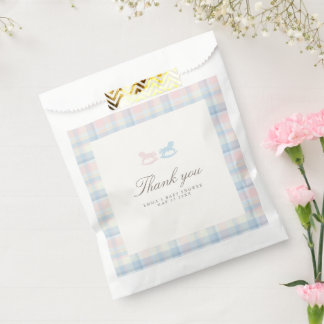 Bolsas de regalo de osito de peluche rosa y azul p