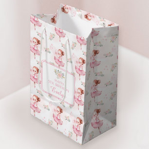Bolsas de regalo de papel de pajarera rosado Paste