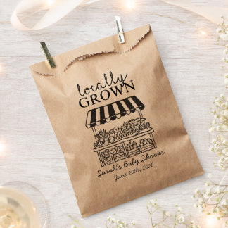 Bolsas de regalo de papel kraft para baby shower '