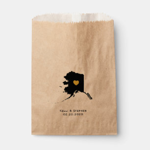 Bolsas de regalo de papel para bodas de Alaska