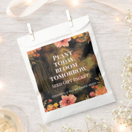 Bolsas de regalo de paquetes de semillas de flores