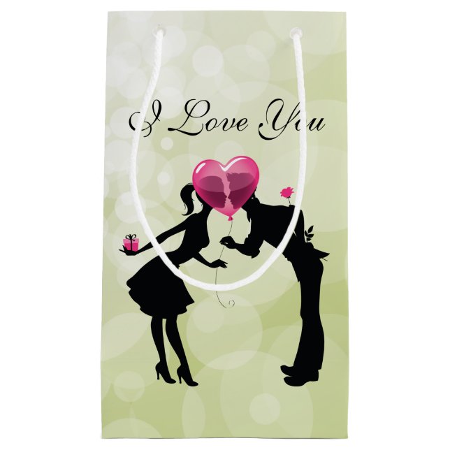 Bolsas de regalo de pareja en amor (Anverso)