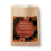 Bolsas de regalo de semillas de flores de boda