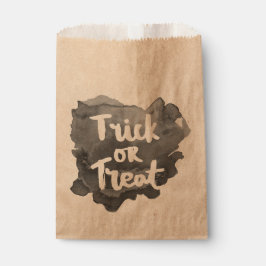 Bolsas de regalo de truco o trato con acuarela