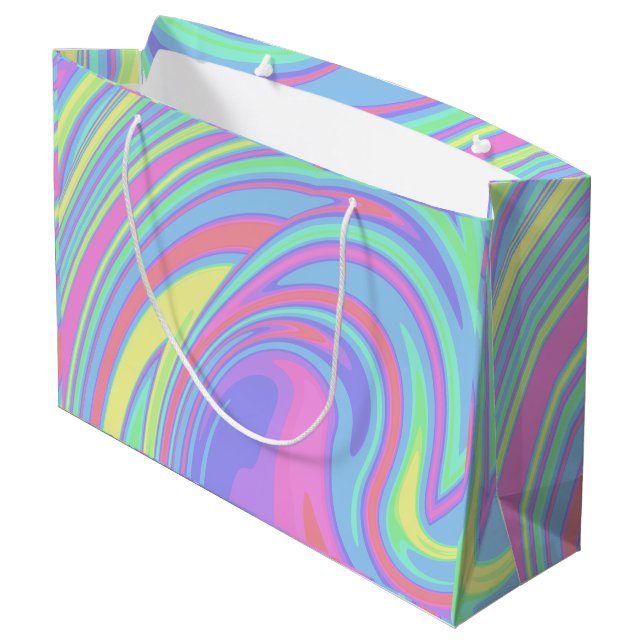 Bolsas de regalo de unicornio colorido (Angulo reverso)