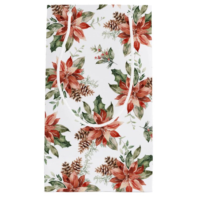 Bolsas de regalo de vacaciones verdes (Anverso)