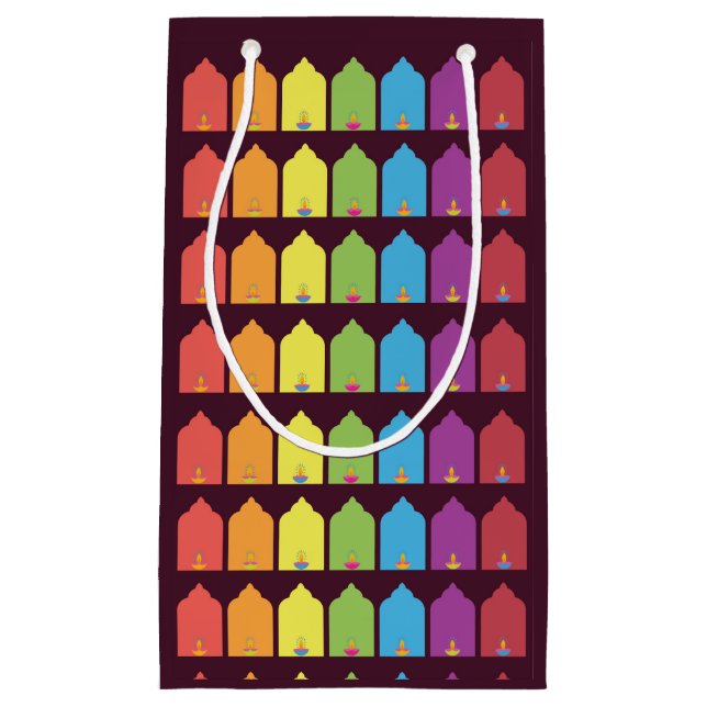 Bolsas de regalo de Vibrant Diwali (Anverso)