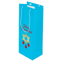 Bolsas de regalo de vino de Chrismukkah