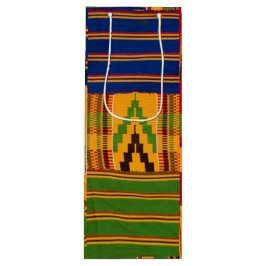 Bolsas de regalo de vino de impresión de Kente