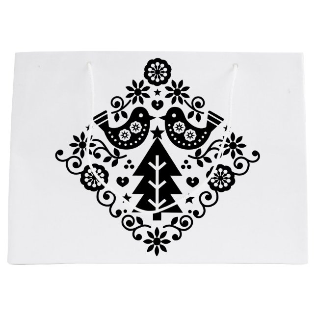 BOLSAS DE REGALO DISEÑO NAVIDEÑO NORUEGO (Anverso)