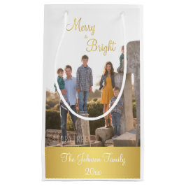 Bolsas De Regalo Fotográfico Para Navidades De Oro