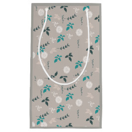 bolsas de regalo grises florales