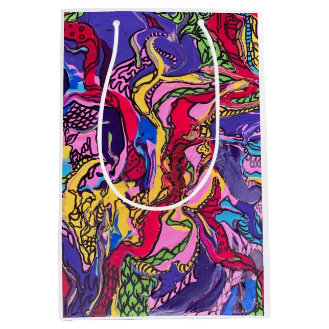 Bolsas de regalo impresas de "Fiebre de la jungla" (Anverso)