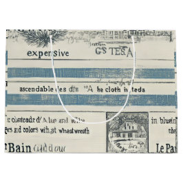 Bolsas de regalo inspiradas en el océano con detal