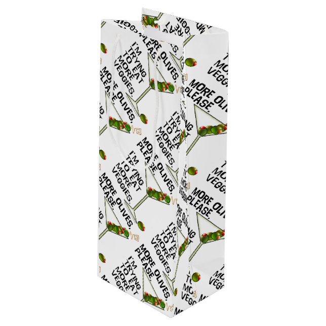 BOLSAS DE REGALO - Más aceitunas. ¡Comiendo verdur (Angulo Anverso)