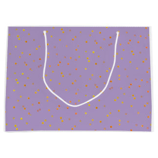Bolsas de regalo - Moradas con lunares dorados