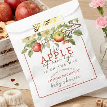 Bolsas de regalo para baby shower de Manzana Aguad