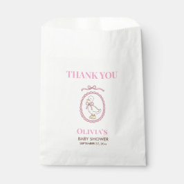 Bolsas de regalo para baby shower Pink Goose | Per