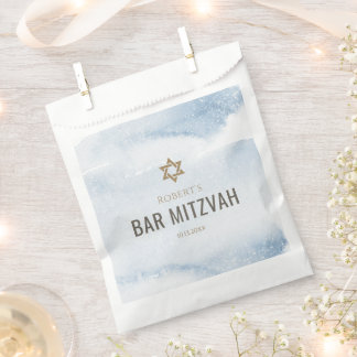 Bolsas de regalo para Bar Mitzvah con acuarela en 