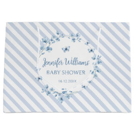 Bolsas de regalo para bebé de mariposa azul