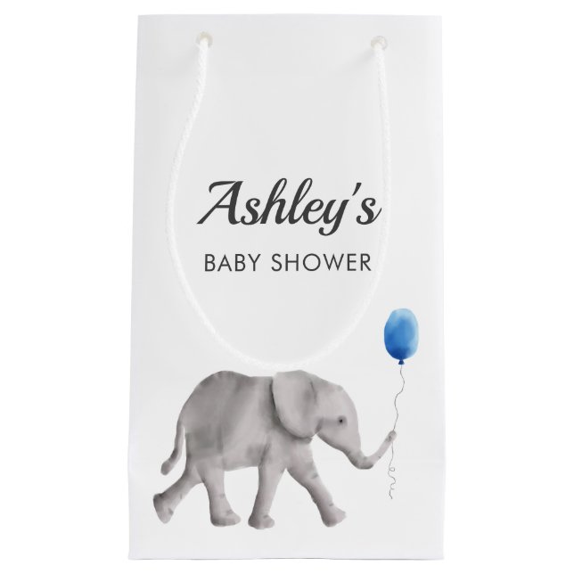Bolsas de regalo para bebés elefantes de Baby Show (Anverso)