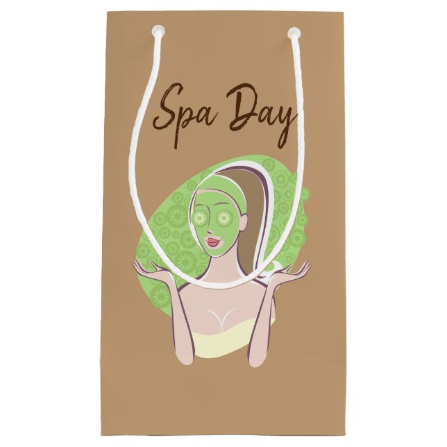 Bolsas de regalo para día de spa (Anverso)