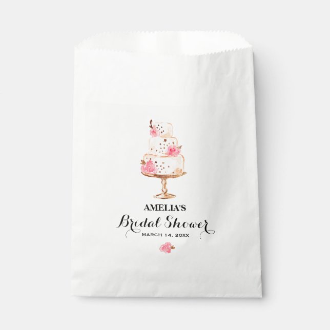 Bolsas de regalo para fiesta de té de pastel de or (Anverso)