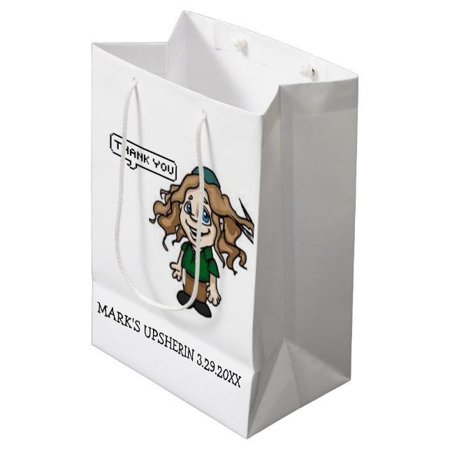 Bolsas de regalo para Fiestas de artesanías de arr (Angulo Anverso)