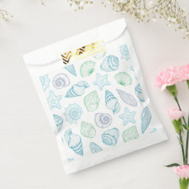 Bolsas de regalo para fiestas de conchas marinas, 