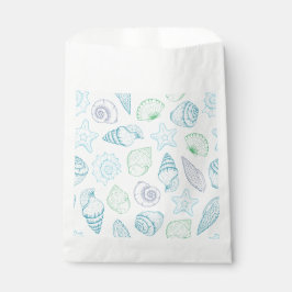 Bolsas de regalo para fiestas de conchas marinas, 