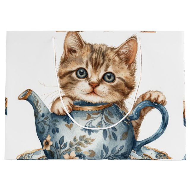 Bolsas de regalo para gatos decorativas (Anverso)