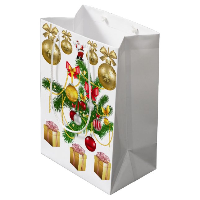 Bolsas de regalo para navidades (Angulo reverso)