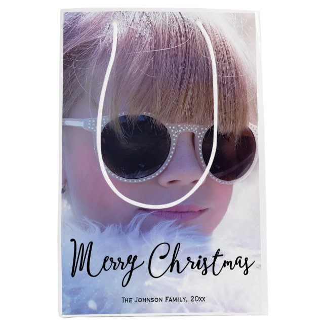 Bolsas de regalo para Navidades de fotografía de M (Anverso)