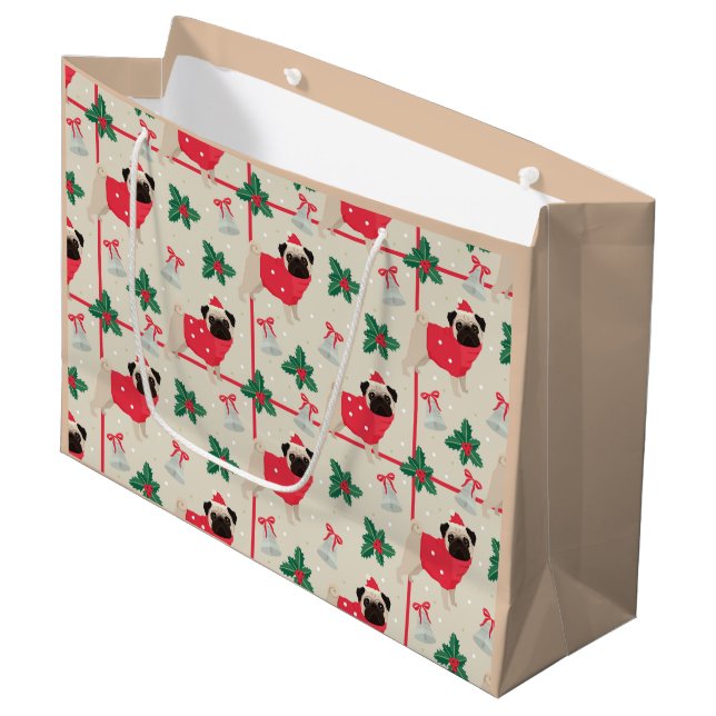 Bolsas de regalo para Navidades de peluche (Angulo Anverso)