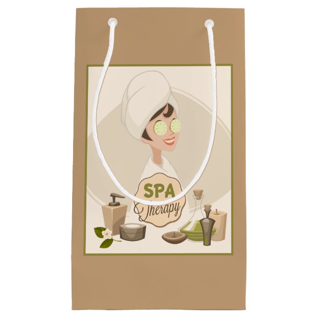 Bolsas de regalo para tratamientos de spa (Anverso)