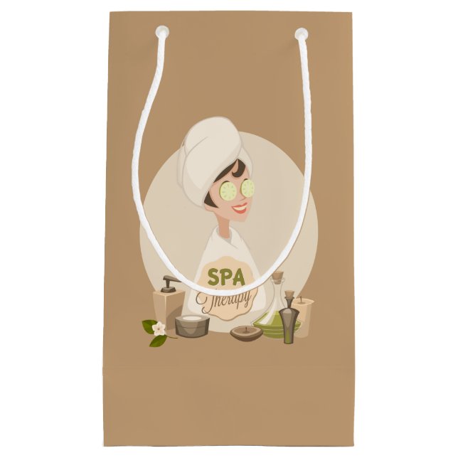 Bolsas de regalo para tratamientos de spa (Anverso)