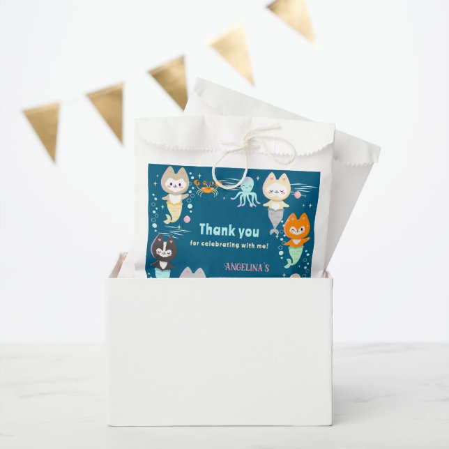 Bolsas de regalo para un cumpleaños con tema náuti (Fiesta)
