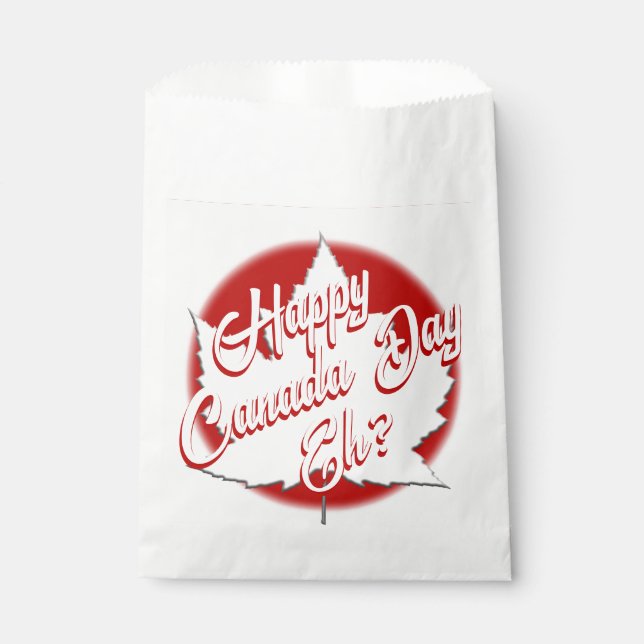 Bolsas de regalo personalizadas de Canadá Bolsas d (Anverso)