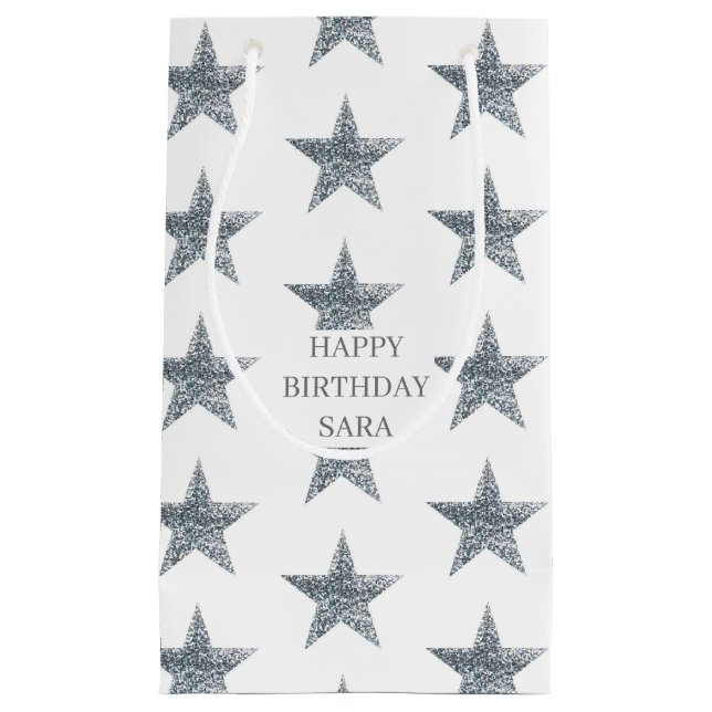 Bolsas de regalo personalizadas - Estrellas de pur (Anverso)