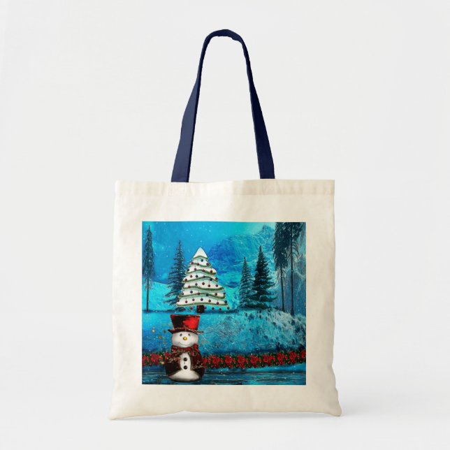 Bolsas de regalo populares para Navidades de Winte (Frente)
