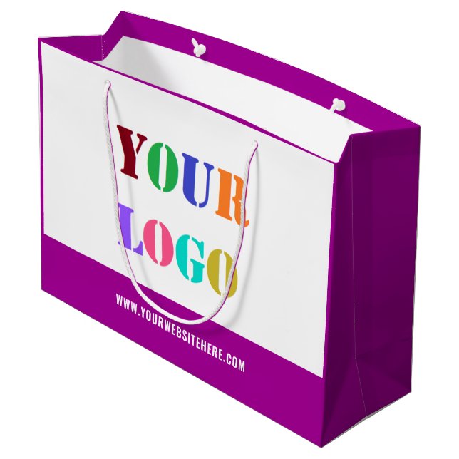 Bolsas de regalo promocionales para el personaliza (Angulo reverso)