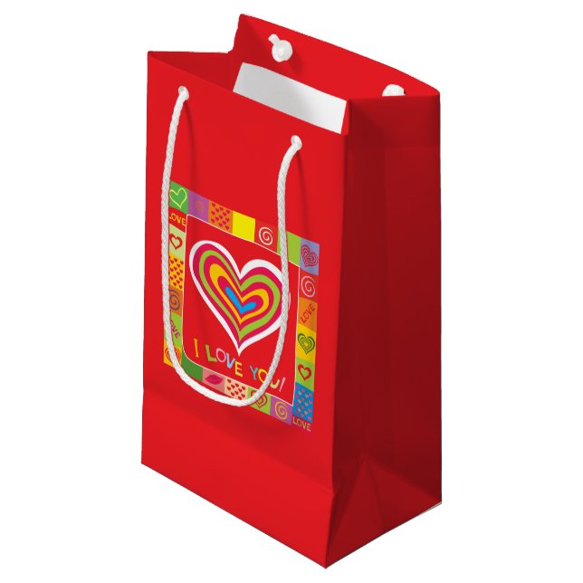 Bolsas de regalo Retro Love (Angulo Anverso)