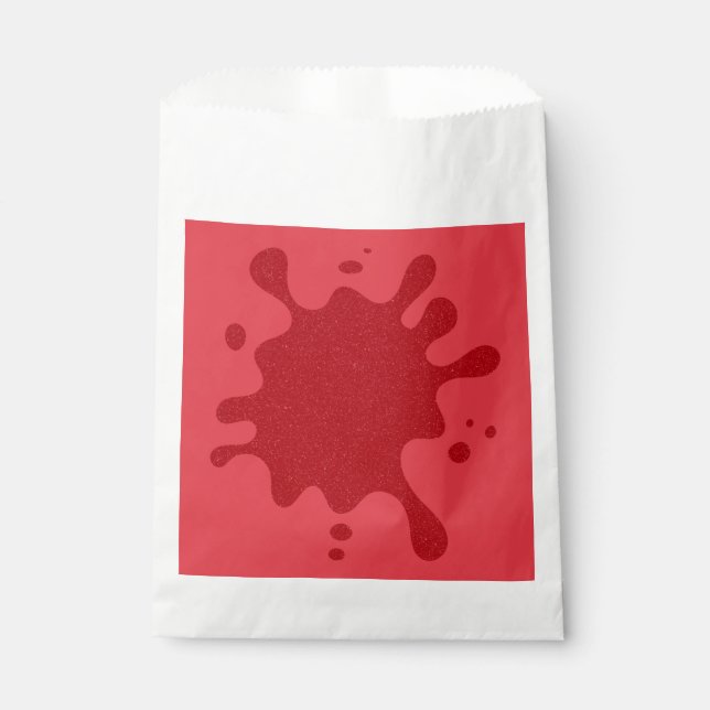 Bolsas de regalo Rojo Salpicado de Tomate – Person (Anverso)