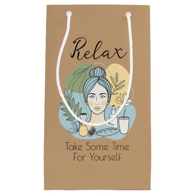 Bolsas de regalo temáticas de Relax Spa (Anverso)