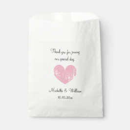 Bolsas de regalo vintage hermosas con forma de cor