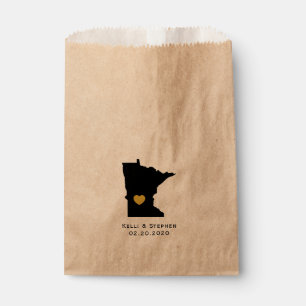 Bolsas de regalo y bodas de Minnesota Favor de la 