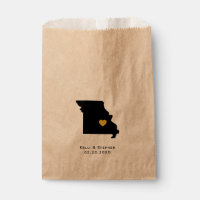 Bolsas de regalo y bodas de Missouri Wedding Favor
