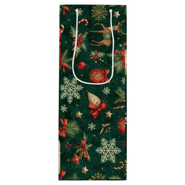 Bolsas de regalos con diseño de navidad  (Anverso)