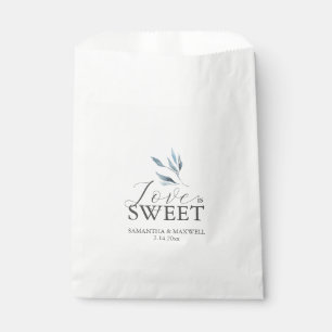 Bolsas de Regalos de Boda El Amor es Dulce Hojas A