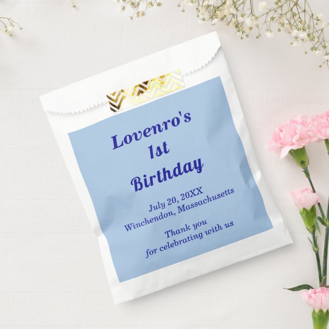 Bolsas de regalos de cumpleaños minimalistas para  (Sellado)